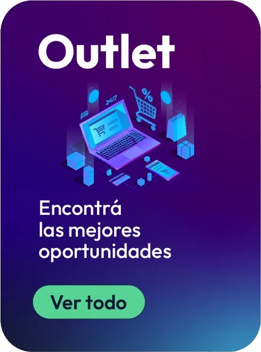 Outlet de tecnología con oportunidades en equipos y accesorios
