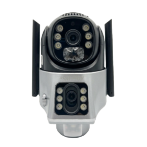 Cámara Seguridad Solar WIFI Exterior PTZ 360° Visión Nocturna con Panel Solar