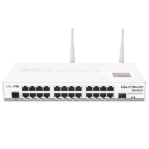 MikroTik CRS125-24G-1S-2HnD-IN switch Gigabit de 24 puertos con WiFi integrado